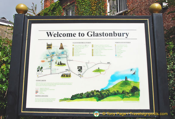 glastonbury tor google map