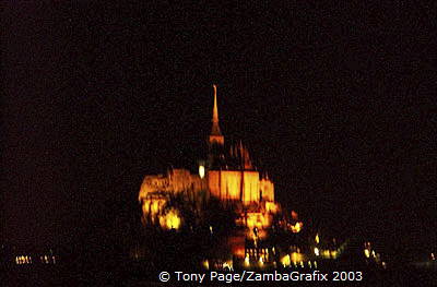 Mont-St-Michel by Night