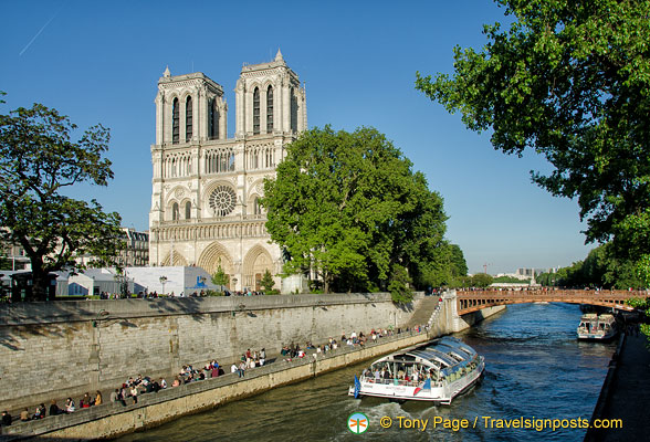 Notre-Dame and Seine River view