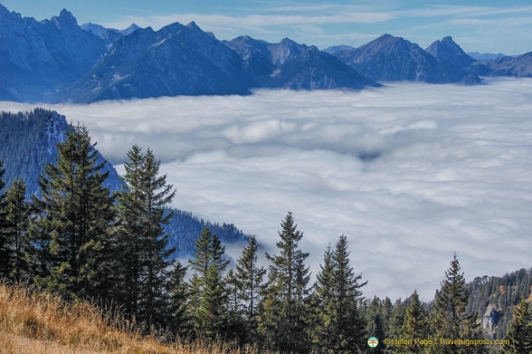 A sea of fog at Tegelberg