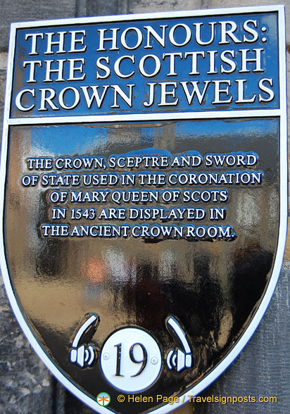 The Crown, Sceptre and Sword of State are on show in the Crown Room of the Royal Palace