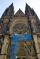 St Vitus Cathedral - Western facade and main portal