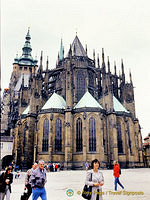 St Vitus Cathedral - Eastern facade