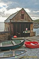 Boat shed at Lizard Point