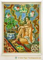 Henri Matisse - Figure on an ornamental background