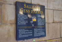 Information about the Salle des Gens d'Armes