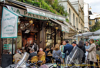 Café La Palette on the corner of rue de Seine and rue Jacques-Callot