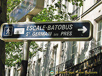 Steps to the Batobus at St-Germain des-Prés