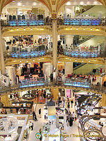 Shopping at Galeries Lafayette