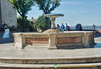 Fountain in Piazza Santa Chiara