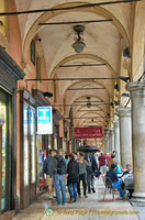 The famous Bologna portico