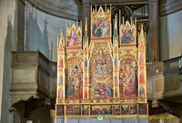 Triptych of the Assumption - painted in 1401 by Taddeo di Bartolo