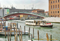View of the Grand Canal, Constitution Bridge and Piazzale Roma