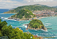This is the most popular view of San Sebastian