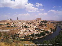 Toledo city from across the River Tagus