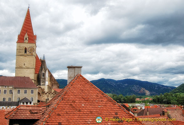 Rooftop views of Weissenkirchen