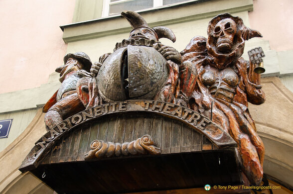 National Marionette Theatre - Prague's famous puppet theatre.