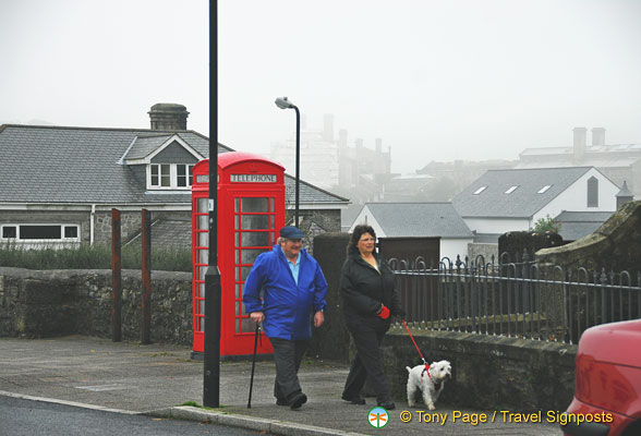 Morning strollers in Princetown