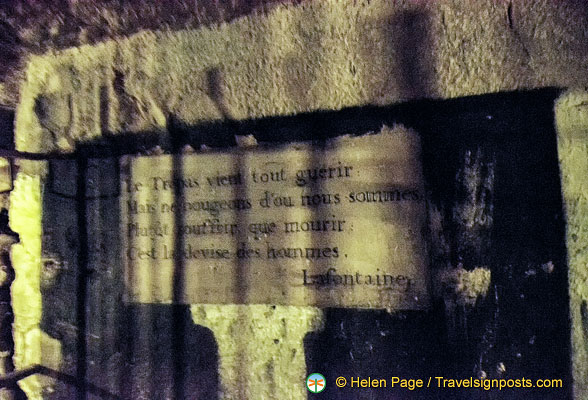 Sayings in the Catacombes