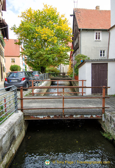 The Eger waterway in the Gerber district