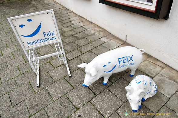 Business signage for Feix Sanitätshaus 