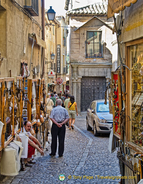 Cobbled street of Toledo