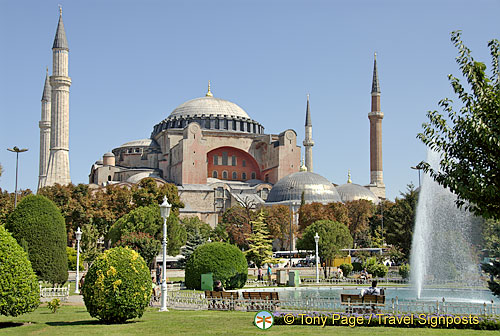 Around Sultan Ahmet, the Blue Mosque and Hagia Sofia, Istanbul, Turkey