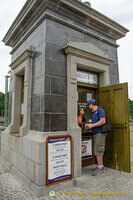 Boat trip kiosk