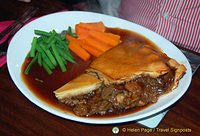A very huge beef pie - enough to keep you going through winter