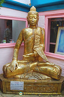 A Buddha in The Courtyard