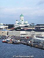 View of Tuomiokirkko from the water