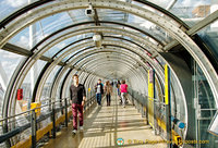 Tube walkways at the Centre Pompidou
