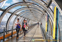 Tube walkways at the Centre Pompidou