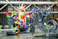 Sculptures of the Stravinsky Fountain