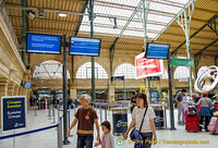 Eurostar check-in area at Gare du Nord