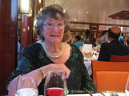 Dinnertime on the cruise