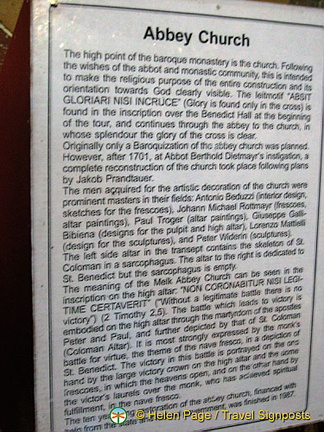 Abbey church plaque (H)