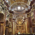 A high point of the baroque monastery is the Abbey church