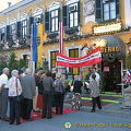 Our reception at the Marchfelderhof Restaurant
