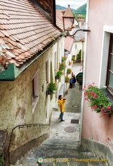 Exploring the back streets of Weissenkirchen