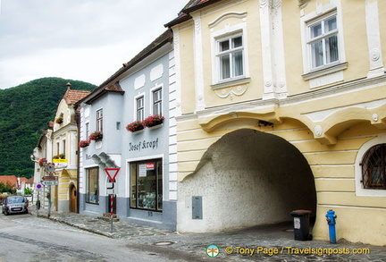 Archway through a house