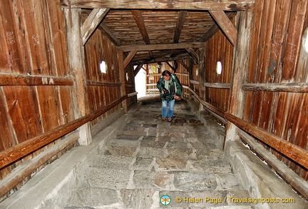 Tony making his way up the 76 steps