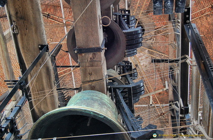 Some of the 47 carillon bells