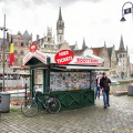 Ticket booth for the De Bootjes van Gent boat trips
