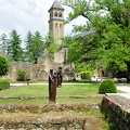Sculptures in the Orval gardens