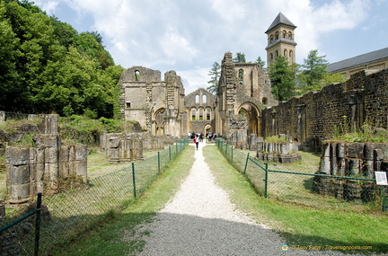 Orval Abbey ruins