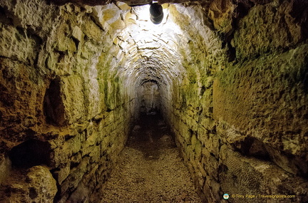 The thickness of the Abbey walls