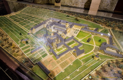 Orval Abbey site before the French Revolution