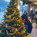 Rhine River Cruise in Winter (1337 ziyaret) River boat's Christmas tree Rhine River Cruise in Winter