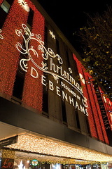 Christmas Lights at Debenhams